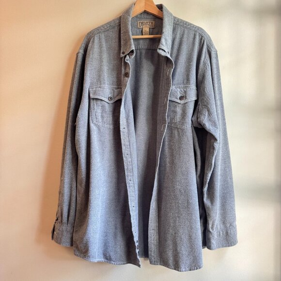 Duluth Trading Co. Men's Long-Sleeved Button-Down Cotton Shirt Size XLT - Picture 5 of 7